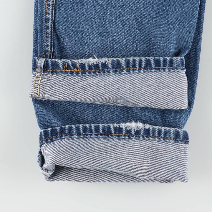 2000'S Levi's 505 Regular Fit Straight Leg Tapered Denim Pants, Made in Canada, Men's Size W31 (approx.) cotton blue type Vintage Second Hand