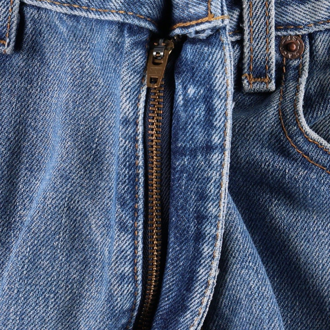 1980'S Levi's 505 Regular Fit Straight Leg Tapered Denim Pants, Men's Size W33 (approx.) unclear blue type Vintage Second Hand