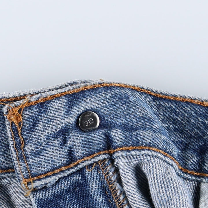 1980'S Levi's 505 Regular Fit Straight Leg Tapered Denim Pants, Men's Size W33 (approx.) unclear blue type Vintage Second Hand