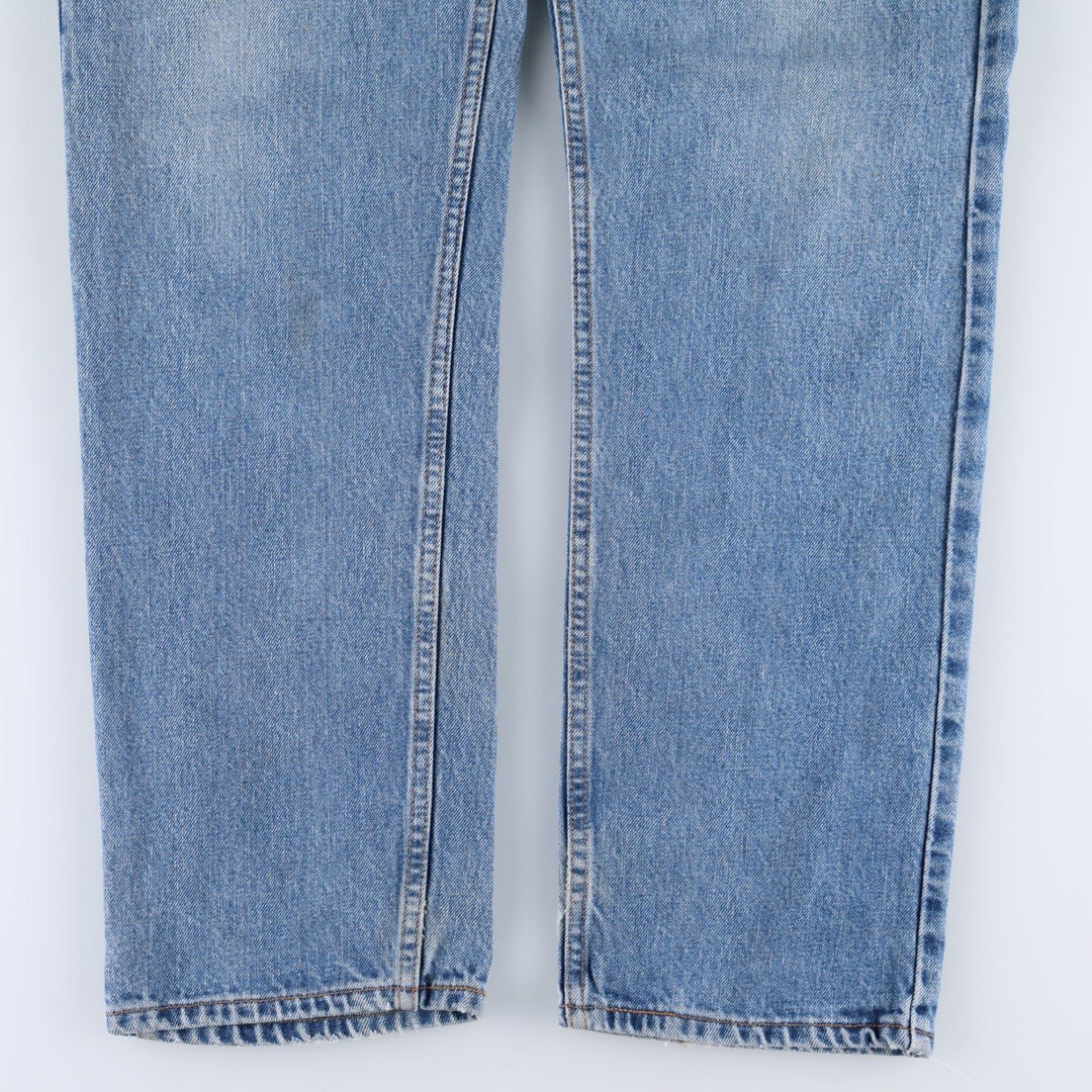 1980'S Levi's 505 Regular Fit Straight Leg Tapered Denim Pants, Men's Size W33 (approx.) unclear blue type Vintage Second Hand