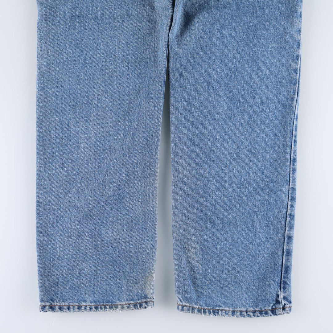 1980'S Levi's 505 Regular Fit Straight Leg Tapered Denim Pants, Men's Size W33 (approx.) unclear blue type Vintage Second Hand