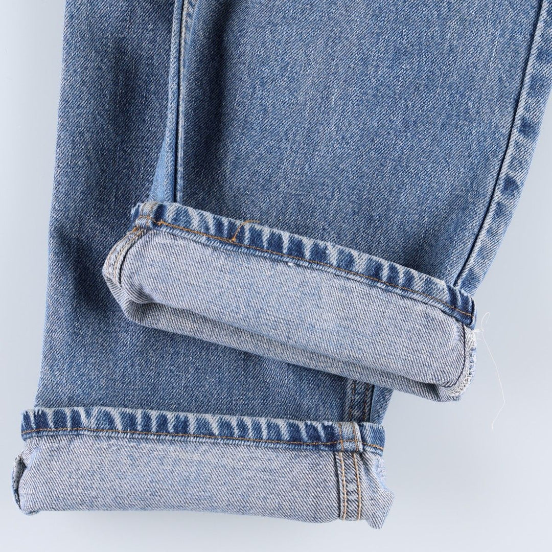 1980'S Levi's 505 Regular Fit Straight Leg Tapered Denim Pants, Men's Size W33 (approx.) unclear blue type Vintage Second Hand