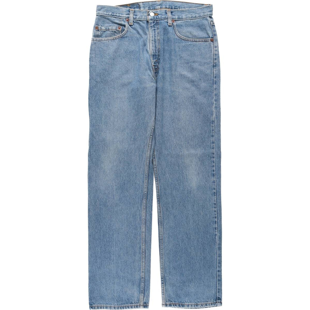 1990'S Levi's 505 Regular Fit Straight Leg Tapered Denim Pants, Made in Canada, Men's Size W33 (approx.), Vintage cotton blue type Vintage Second Hand