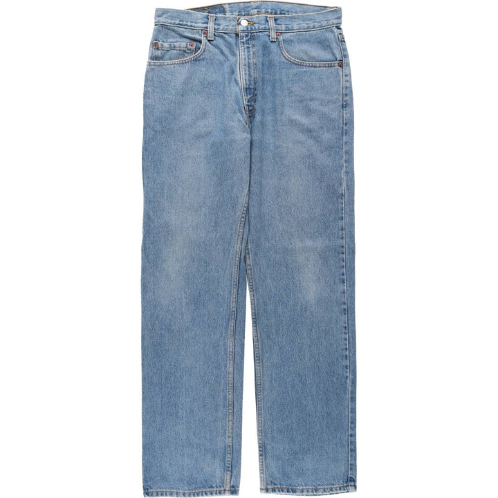 1990'S Levi's 505 Regular Fit Straight Leg Tapered Denim Pants, Made in Canada, Men's Size W33 (approx.), Vintage cotton blue type Vintage Second Hand