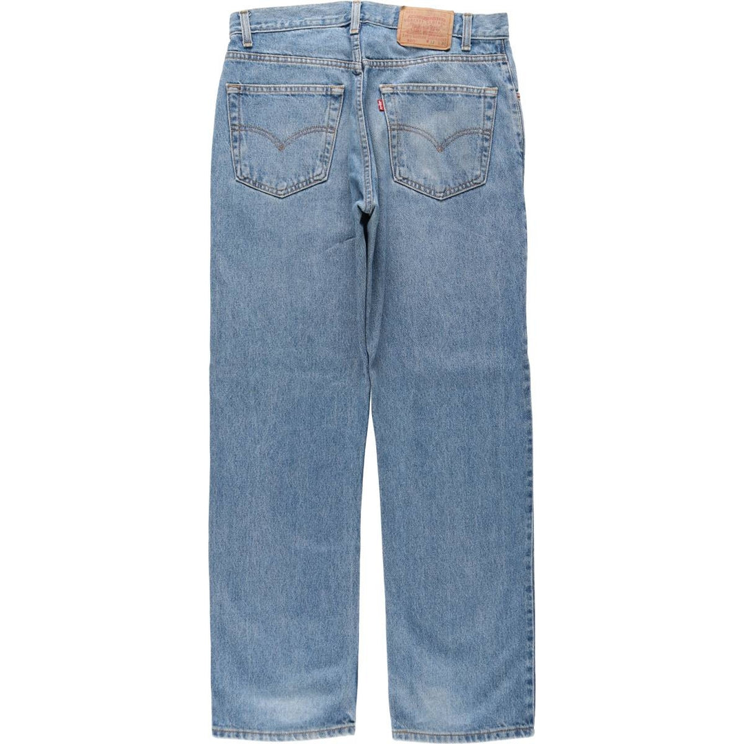 1990'S Levi's 505 Regular Fit Straight Leg Tapered Denim Pants, Made in Canada, Men's Size W33 (approx.), Vintage cotton blue type Vintage Second Hand