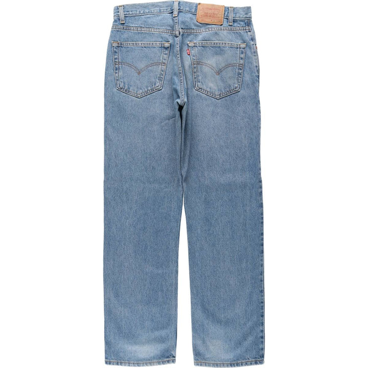 1990'S Levi's 505 Regular Fit Straight Leg Tapered Denim Pants, Made in Canada, Men's Size W33 (approx.), Vintage cotton blue type Vintage Second Hand