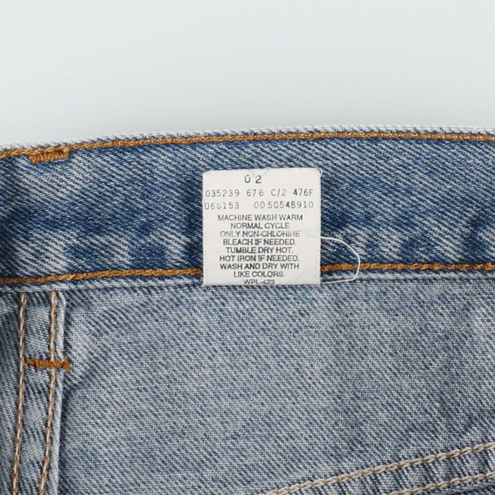 1990'S Levi's 505 Regular Fit Straight Leg Tapered Denim Pants, Made in Canada, Men's Size W33 (approx.), Vintage cotton blue type Vintage Second Hand