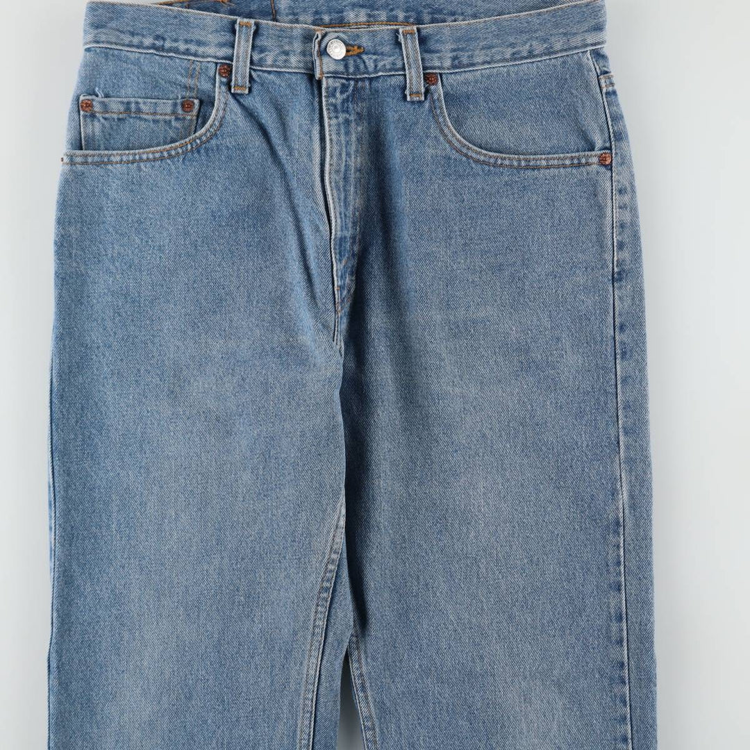 1990'S Levi's 505 Regular Fit Straight Leg Tapered Denim Pants, Made in Canada, Men's Size W33 (approx.), Vintage cotton blue type Vintage Second Hand
