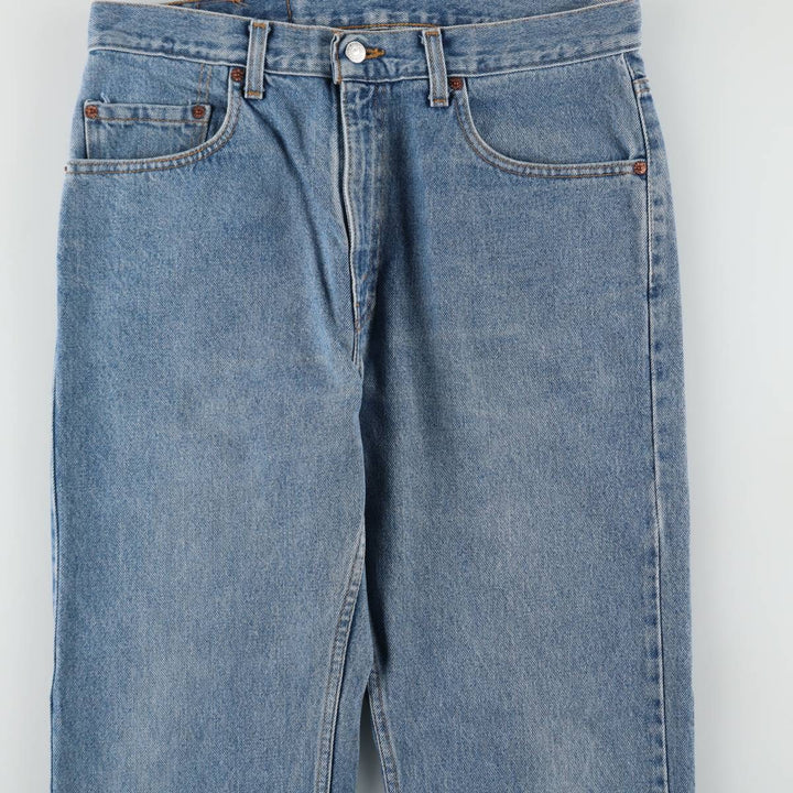 1990'S Levi's 505 Regular Fit Straight Leg Tapered Denim Pants, Made in Canada, Men's Size W33 (approx.), Vintage cotton blue type Vintage Second Hand