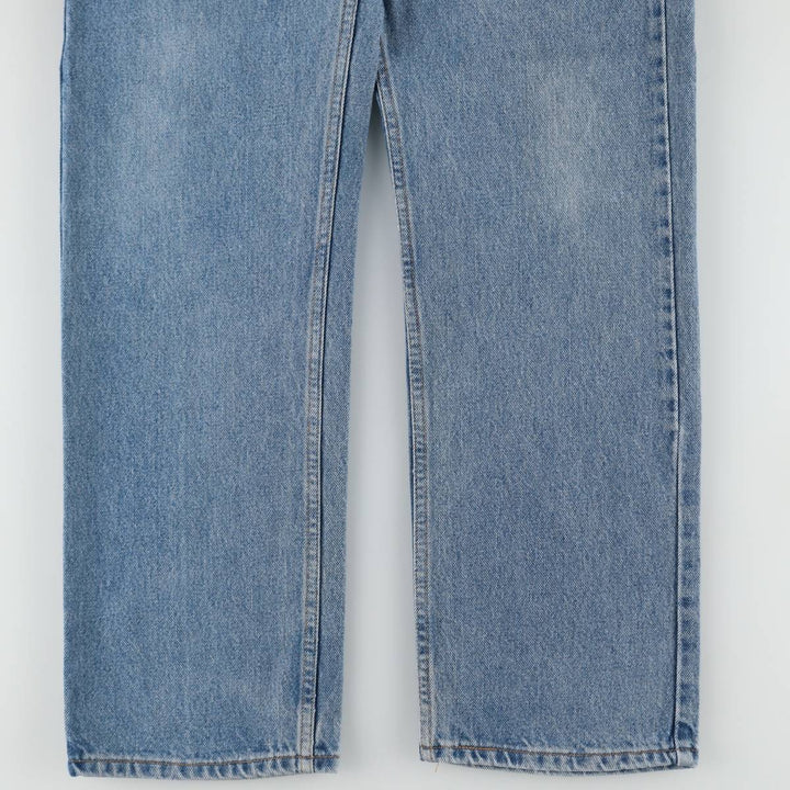 1990'S Levi's 505 Regular Fit Straight Leg Tapered Denim Pants, Made in Canada, Men's Size W33 (approx.), Vintage cotton blue type Vintage Second Hand