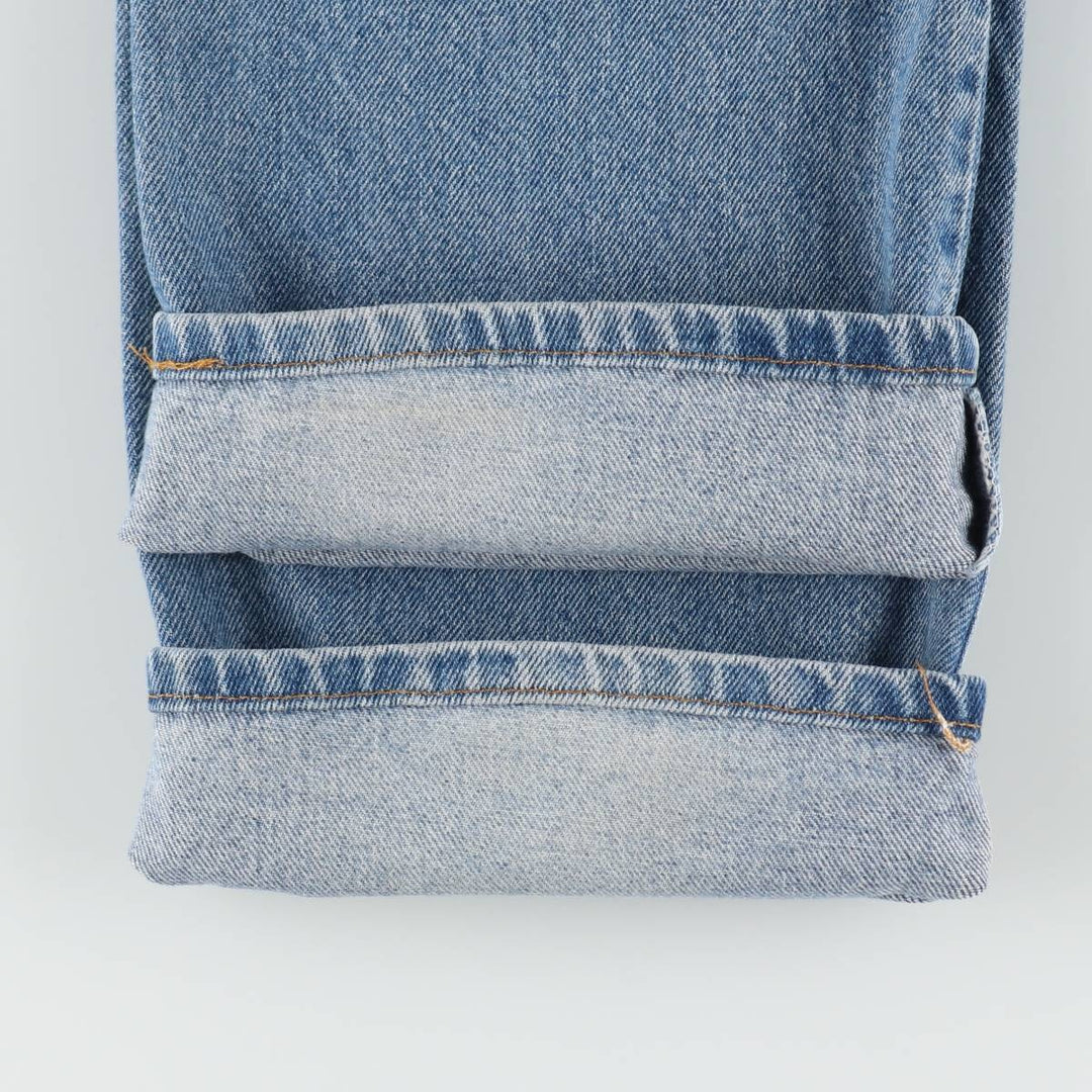 1990'S Levi's 505 Regular Fit Straight Leg Tapered Denim Pants, Made in Canada, Men's Size W33 (approx.), Vintage cotton blue type Vintage Second Hand