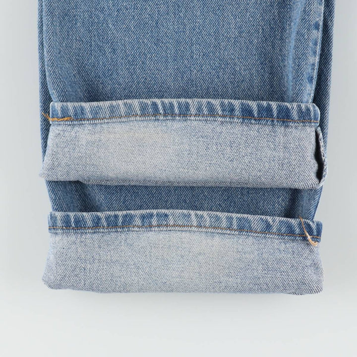 1990'S Levi's 505 Regular Fit Straight Leg Tapered Denim Pants, Made in Canada, Men's Size W33 (approx.), Vintage cotton blue type Vintage Second Hand