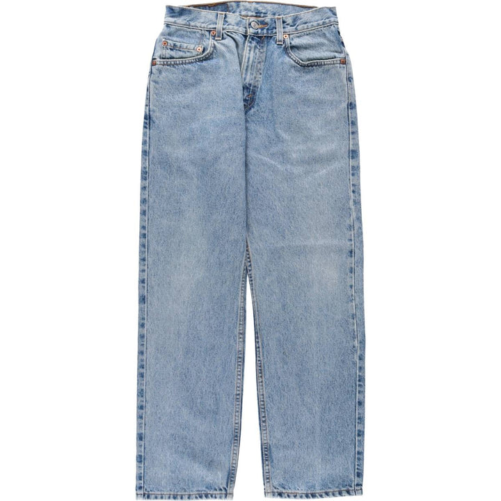 1990'S Levi's 40505-7112 Regular Fit Straight Leg Tapered Denim Pants, Women's Size L (equivalent to W28), Vintage cotton blue type Vintage Second Hand
