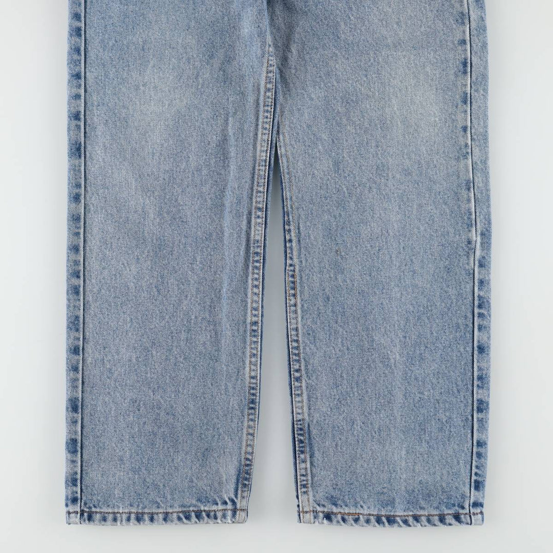 1990'S Levi's 40505-7112 Regular Fit Straight Leg Tapered Denim Pants, Women's Size L (equivalent to W28), Vintage cotton blue type Vintage Second Hand