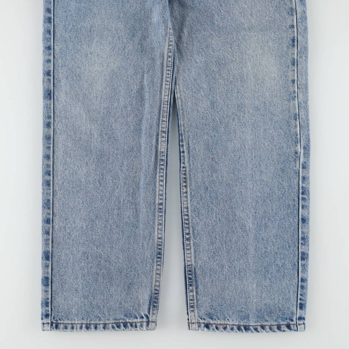 1990'S Levi's 40505-7112 Regular Fit Straight Leg Tapered Denim Pants, Women's Size L (equivalent to W28), Vintage cotton blue type Vintage Second Hand