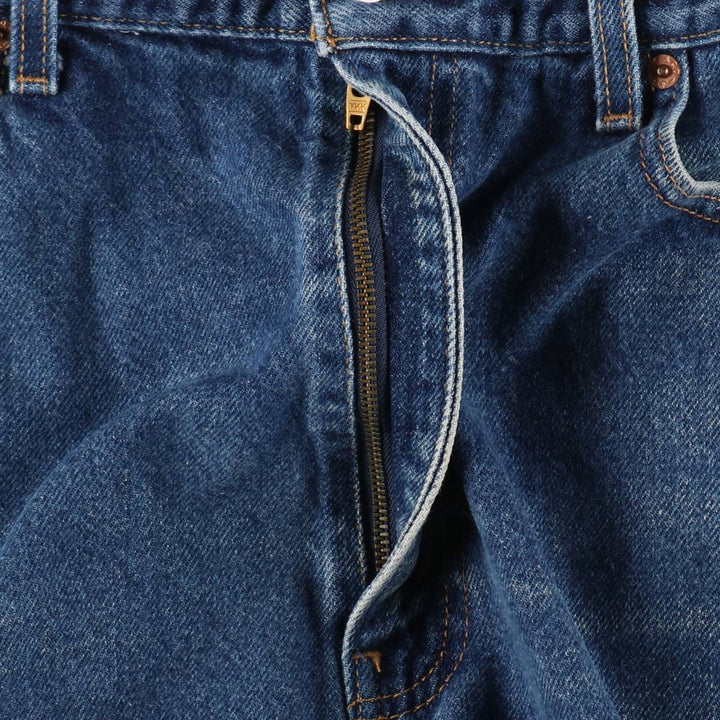 00'S Levi's 505 REGULAR FIT STRAIGHT LEG tapered denim pants for men, size w34 cotton blue type Vintage Second Hand