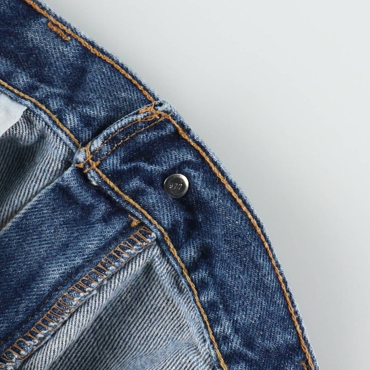 00'S Levi's 505 REGULAR FIT STRAIGHT LEG tapered denim pants for men, size w34 cotton blue type Vintage Second Hand