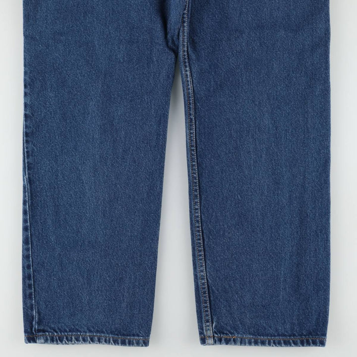 00'S Levi's 505 REGULAR FIT STRAIGHT LEG tapered denim pants for men, size w34 cotton blue type Vintage Second Hand