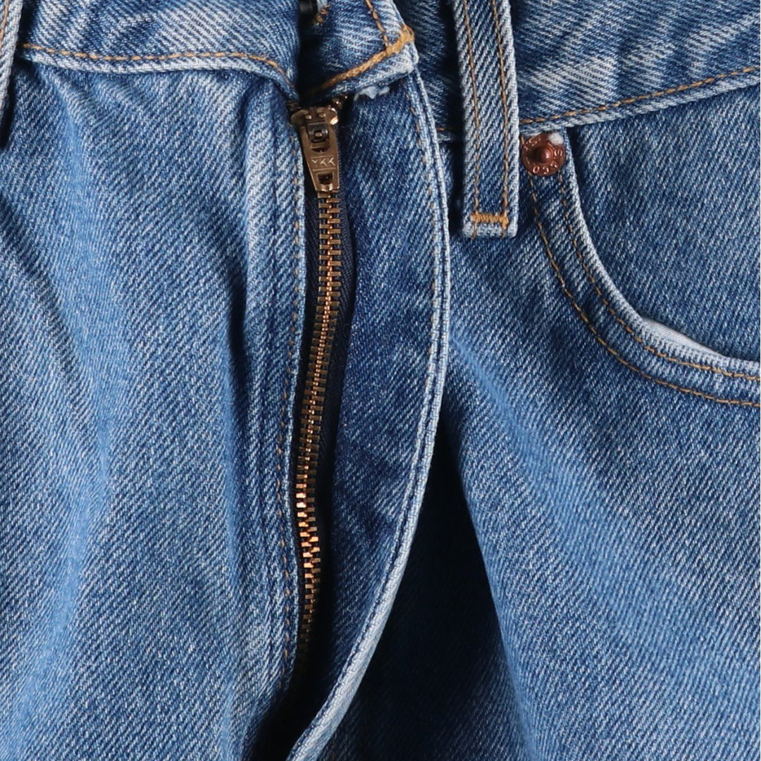 00'S Levi's 505 REGULAR FIT STRAIGHT LEG tapered denim pants for men, size w34 cotton blue type Vintage Second Hand