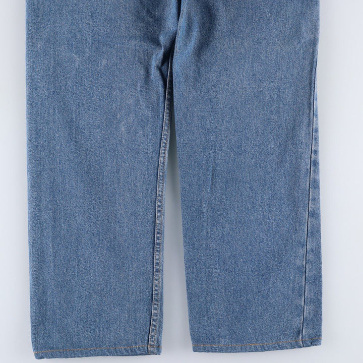 00'S Levi's 505 REGULAR FIT STRAIGHT LEG tapered denim pants for men, size w34 cotton blue type Vintage Second Hand
