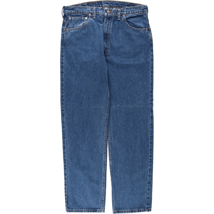 1990'S Levi's 505-0254 Original Fit Straight Leg Tapered Denim Pants, Made in Canada, Men's W35 (approx.), Vintage cotton blue type Vintage Second Hand