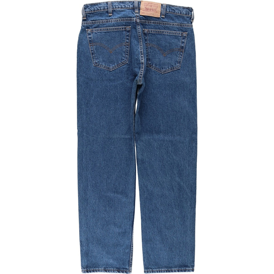 1990'S Levi's 505-0254 Original Fit Straight Leg Tapered Denim Pants, Made in Canada, Men's W35 (approx.), Vintage cotton blue type Vintage Second Hand