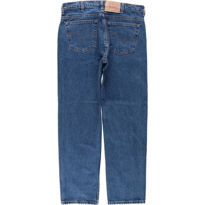 1990'S Levi's 505-0254 Original Fit Straight Leg Tapered Denim Pants, Made in Canada, Men's W35 (approx.), Vintage cotton blue type Vintage Second Hand