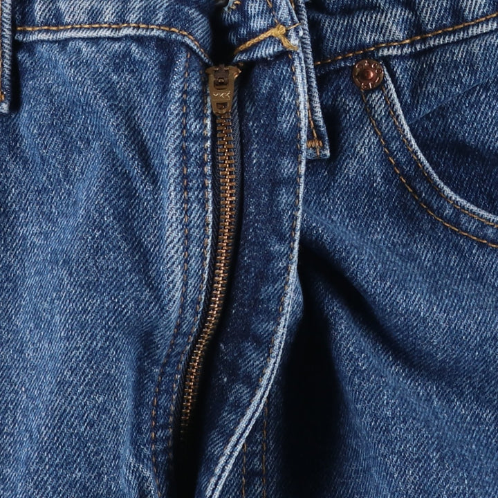 1990'S Levi's 505-0254 Original Fit Straight Leg Tapered Denim Pants, Made in Canada, Men's W35 (approx.), Vintage cotton blue type Vintage Second Hand