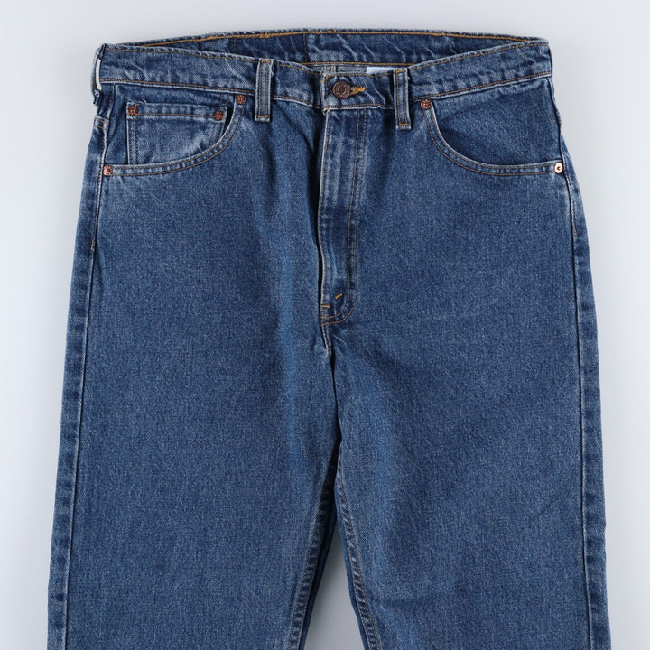 1990'S Levi's 505-0254 Original Fit Straight Leg Tapered Denim Pants, Made in Canada, Men's W35 (approx.), Vintage cotton blue type Vintage Second Hand