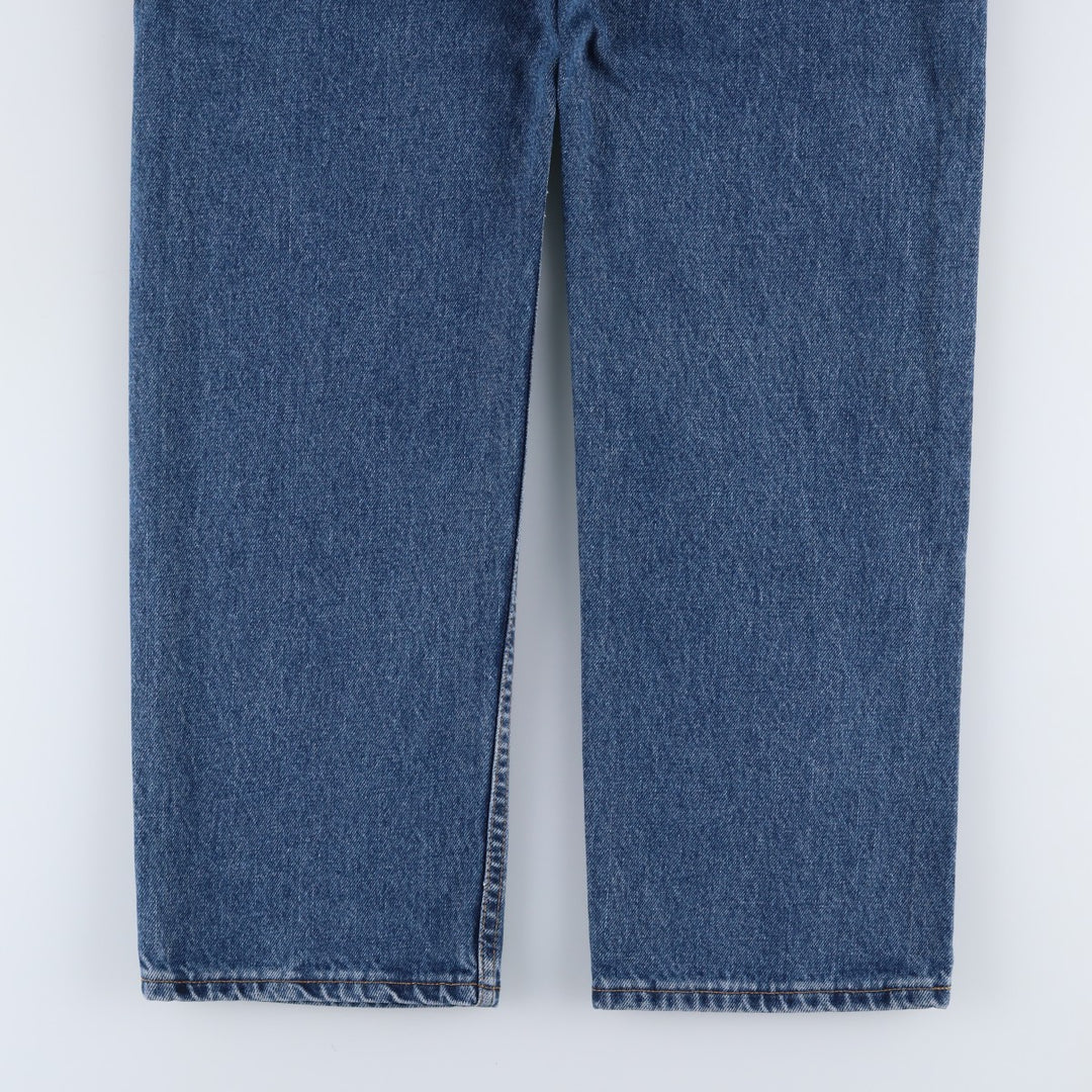 1990'S Levi's 505-0254 Original Fit Straight Leg Tapered Denim Pants, Made in Canada, Men's W35 (approx.), Vintage cotton blue type Vintage Second Hand