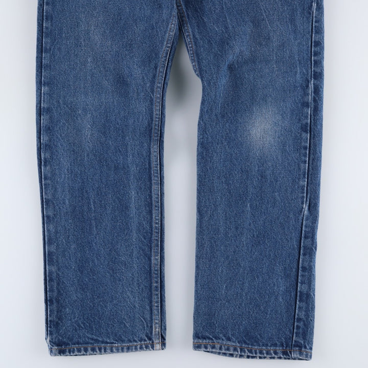 00'S Levi's 505 REGULAR FIT STRAIGHT LEG tapered denim pants for men, W30 equivalent cotton blue type Vintage Second Hand