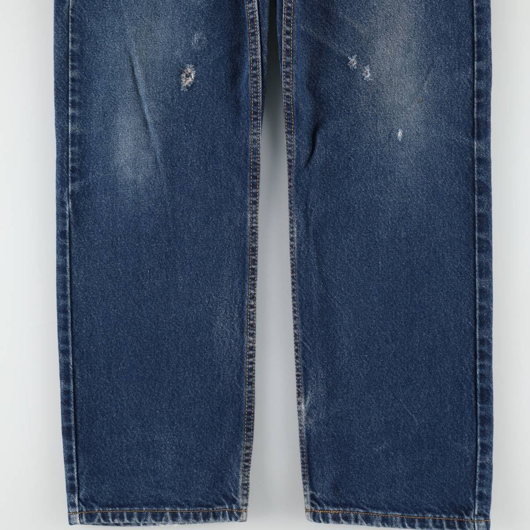 Levi's 505 REGULAR FIT tapered denim pants for men, size w33 cotton blue type Vintage Second Hand