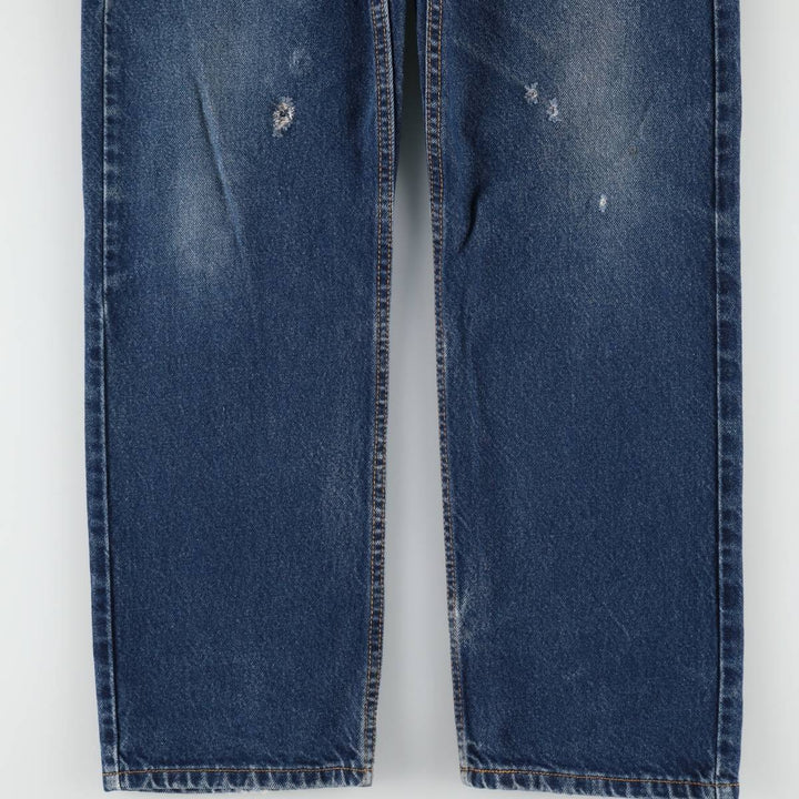 Levi's 505 REGULAR FIT tapered denim pants for men, size w33 cotton blue type Vintage Second Hand