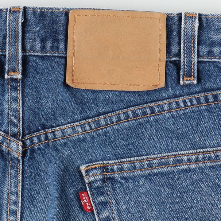 00'S Levi's 505 REGULAR FIT STRAIGHT LEG tapered denim pants for men, W30 equivalent cotton blue type Vintage Second Hand