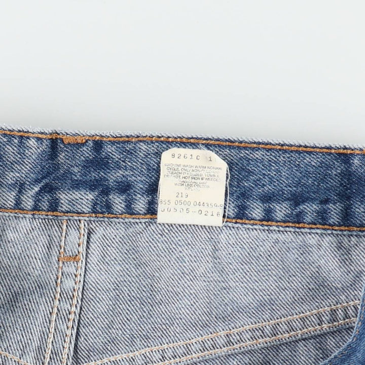 00'S Levi's 505 REGULAR FIT STRAIGHT LEG tapered denim pants for men, W30 equivalent cotton blue type Vintage Second Hand
