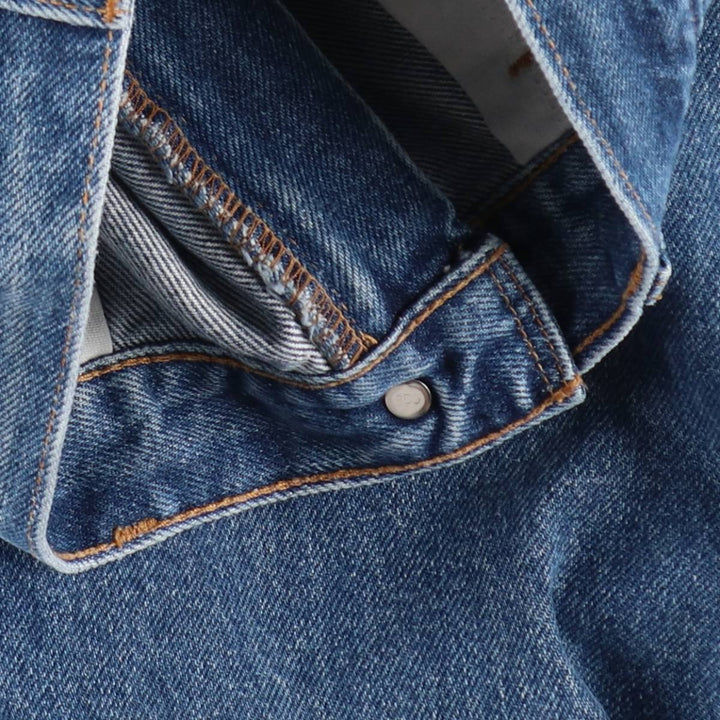 00'S Levi's 505 REGULAR FIT STRAIGHT LEG tapered denim pants for men, W30 equivalent cotton blue type Vintage Second Hand
