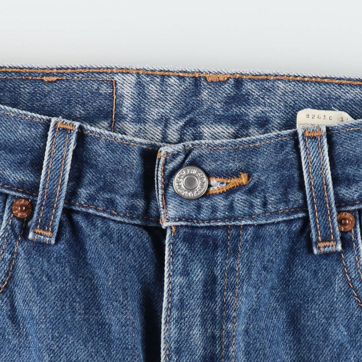 00'S Levi's 505 REGULAR FIT STRAIGHT LEG tapered denim pants for men, W30 equivalent cotton blue type Vintage Second Hand