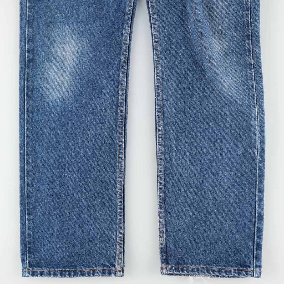 00'S Levi's 505 REGULAR FIT STRAIGHT LEG tapered denim pants for men, W30 equivalent cotton blue type Vintage Second Hand