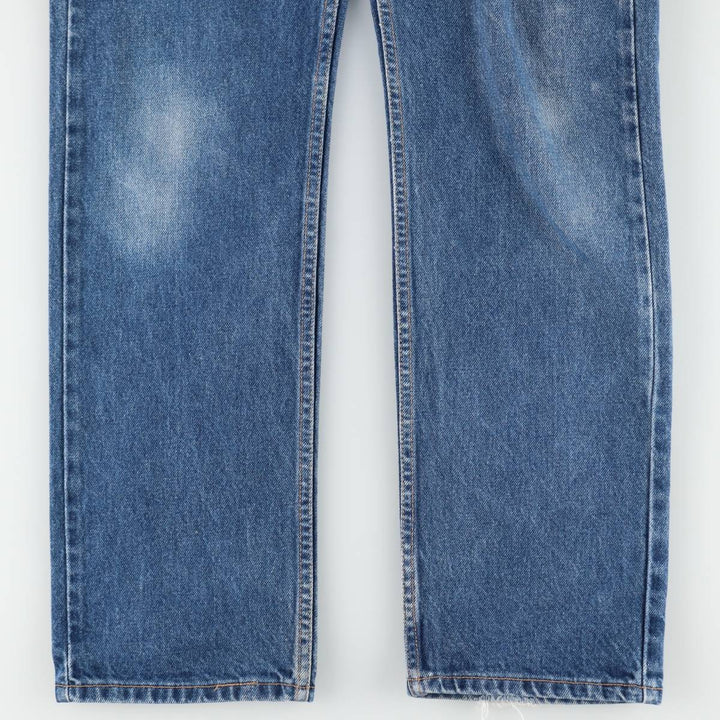 00'S Levi's 505 REGULAR FIT STRAIGHT LEG tapered denim pants for men, W30 equivalent cotton blue type Vintage Second Hand