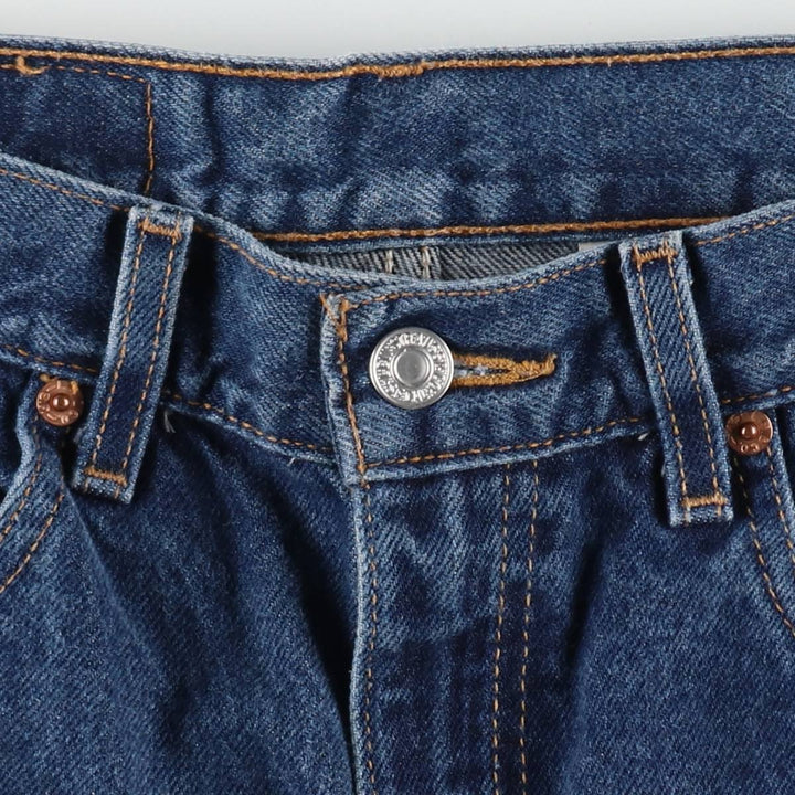 00'S Levi's 505 REGULAR FIT STRAIGHT LEG tapered denim pants for men, size w31 cotton blue type Vintage Second Hand