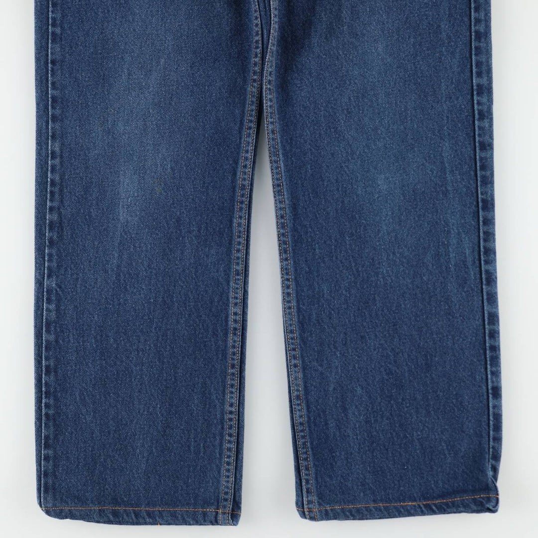 00'S Levi's 505 REGULAR FIT STRAIGHT LEG tapered denim pants for men, size w31 cotton blue type Vintage Second Hand