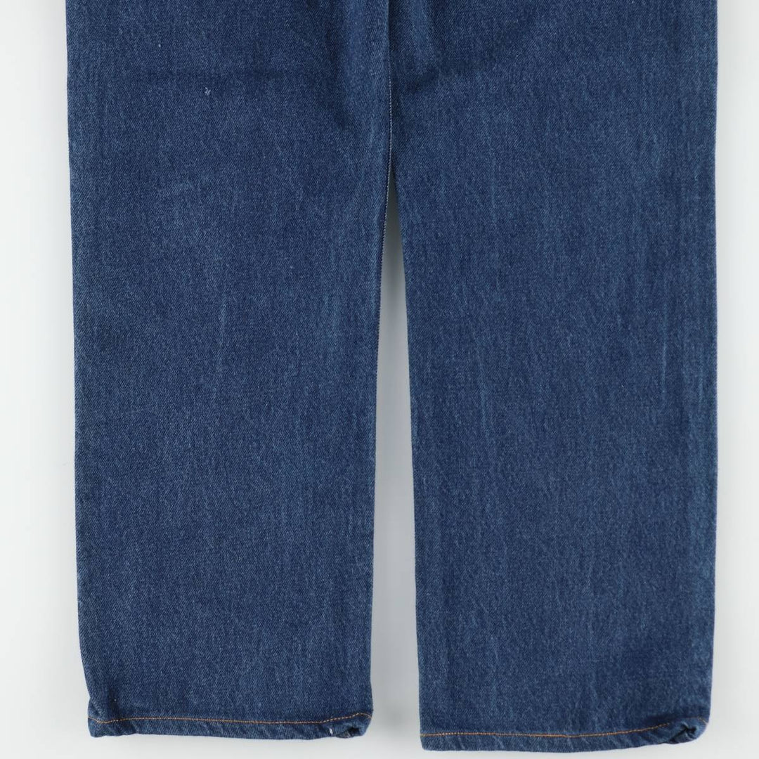 00'S Levi's 505 REGULAR FIT STRAIGHT LEG tapered denim pants for men, size w31 cotton blue type Vintage Second Hand