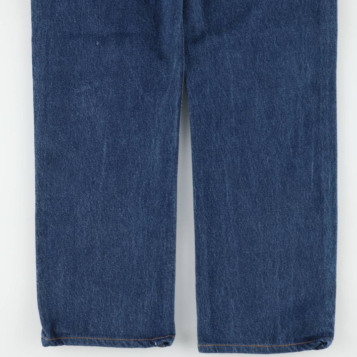 00'S Levi's 505 REGULAR FIT STRAIGHT LEG tapered denim pants for men, size w31 cotton blue type Vintage Second Hand