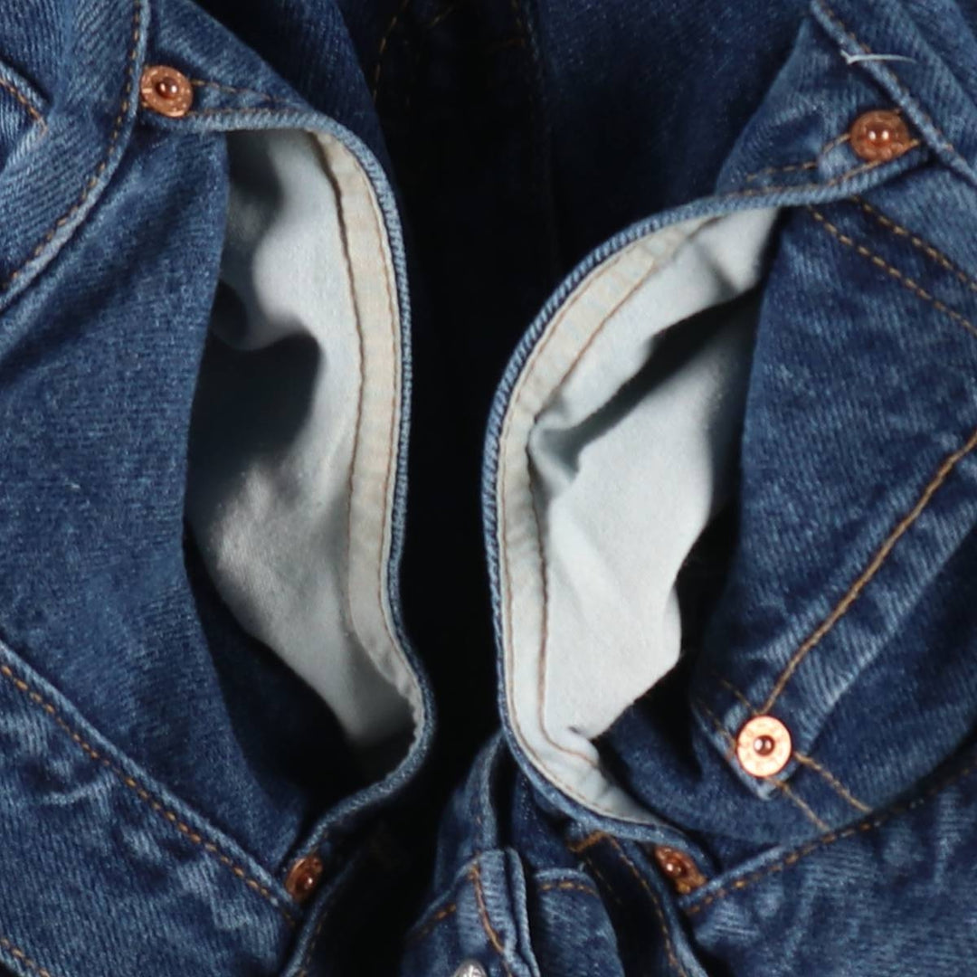 00'S Levi's 505 REGULAR FIT STRAIGHT LEG tapered denim pants for men, size w31 cotton blue type Vintage Second Hand