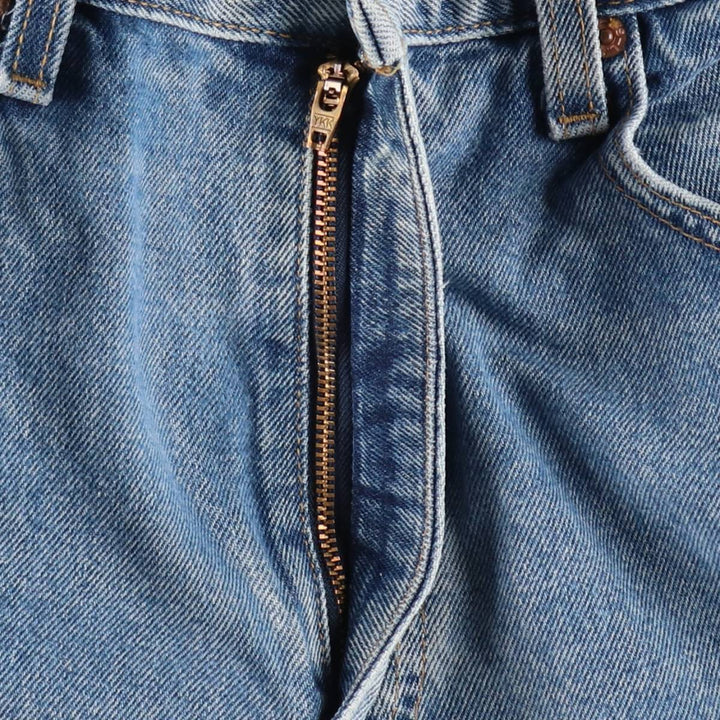 00'S Levi's 505 REGULAR FIT STRAIGHT LEG tapered denim pants for men, size w34 cotton blue type Vintage Second Hand