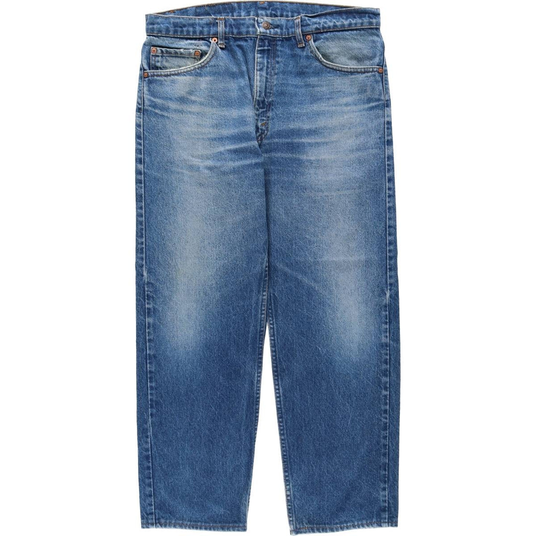 ~1990'S Levi's 505-0216 Tapered Denim Pants, Made in USA, Men's W35 (approx.), Vintage cotton blue type Vintage Second Hand