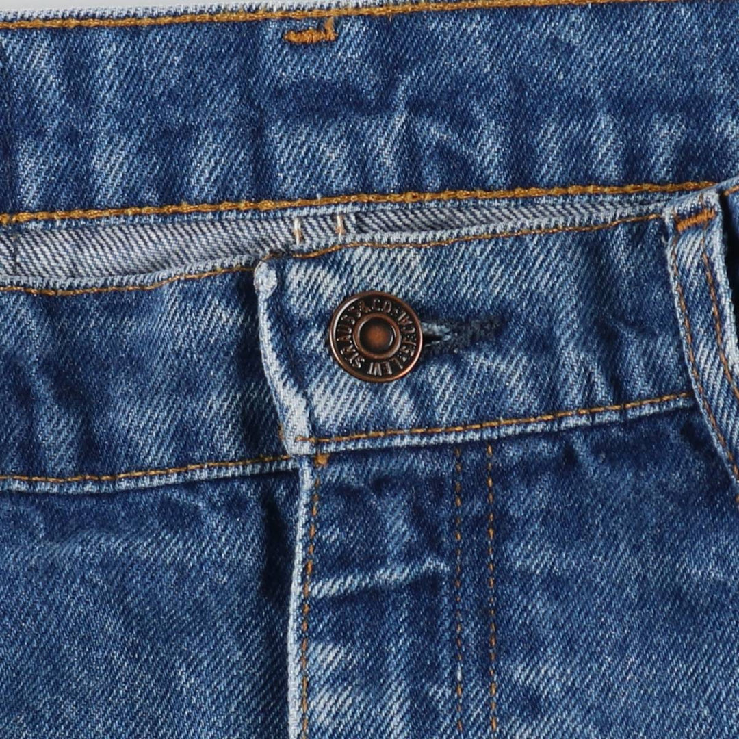 ~1990'S Levi's 505-0216 Tapered Denim Pants, Made in USA, Men's W35 (approx.), Vintage cotton blue type Vintage Second Hand