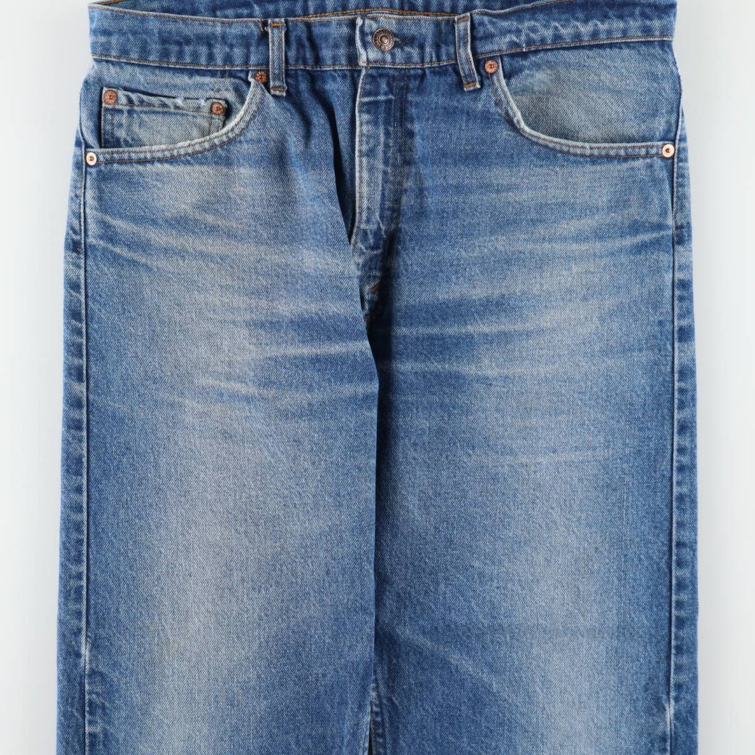 ~1990'S Levi's 505-0216 Tapered Denim Pants, Made in USA, Men's W35 (approx.), Vintage cotton blue type Vintage Second Hand