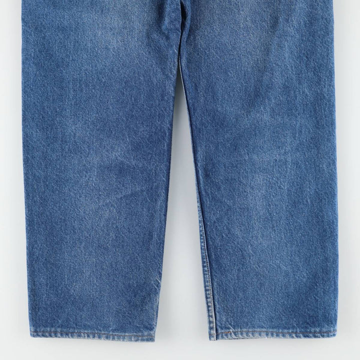 ~1990'S Levi's 505-0216 Tapered Denim Pants, Made in USA, Men's W35 (approx.), Vintage cotton blue type Vintage Second Hand