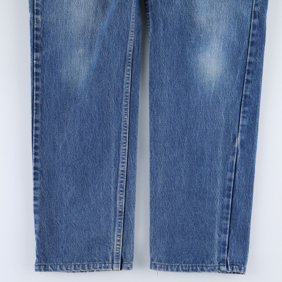 90'S Levi's 505-0216 Tapered Denim Pants, Made in USA, Men's, Size W33, Vintage cotton blue type Vintage Second Hand